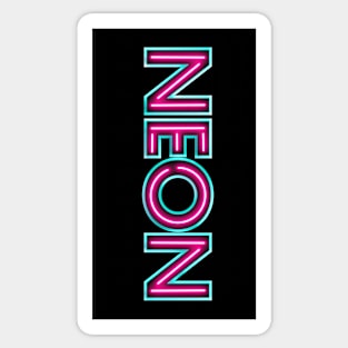 Retro Neon Sign Sticker